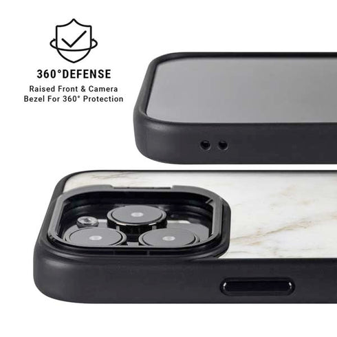 Ivory Taupe iPhone 14 Pro Max Kickstand Case
