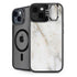 Ivory Taupe iPhone 15 Kickstand Case