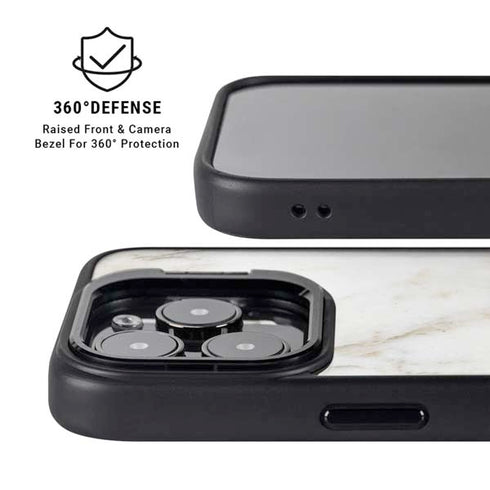 Ivory Taupe iPhone 15 Pro Kickstand Case