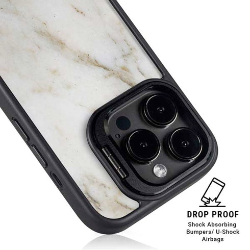 Ivory Taupe iPhone 15 Pro Max Kickstand Case