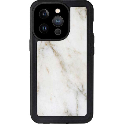 Ivory Taupe iPhone 15 Pro Waterproof Case