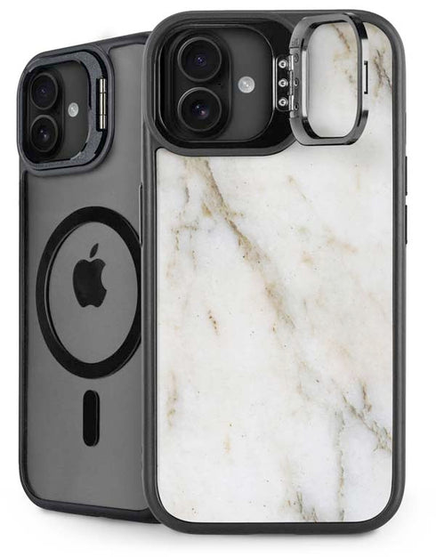 Ivory Taupe iPhone 16 Kickstand Case