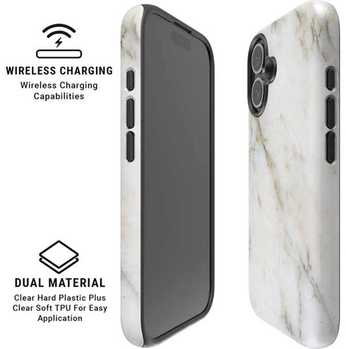 Ivory Taupe iPhone 16 Magsafe Impact Case