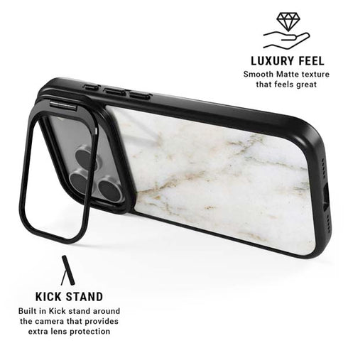 Ivory Taupe iPhone 17 Pro Kickstand Case