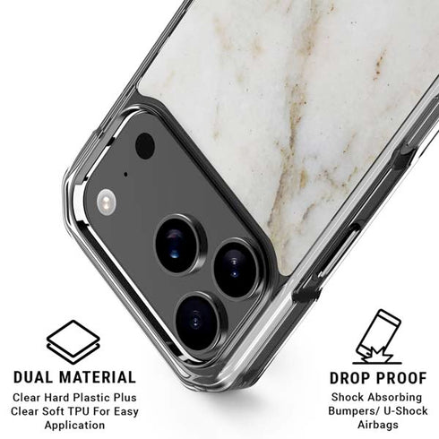 Ivory Taupe iPhone 18 Pro Clear Case