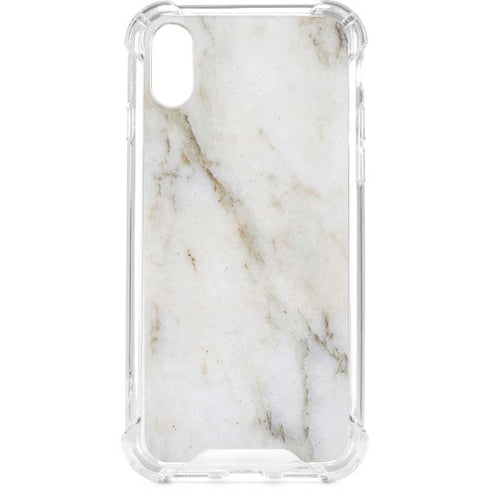 Ivory Taupe iPhone XS Clear Case