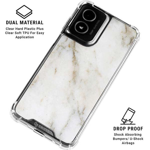 Ivory Taupe Moto G Power 5G (2024) Clear Case