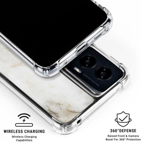 Ivory Taupe Moto G Power 5G (2024) Clear Case