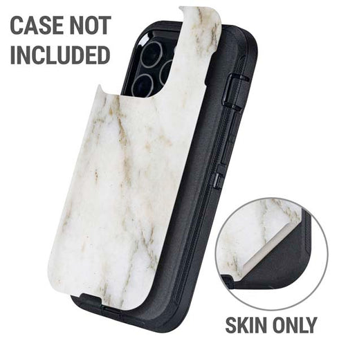 Ivory Taupe Otterbox Defender iPhone Skin