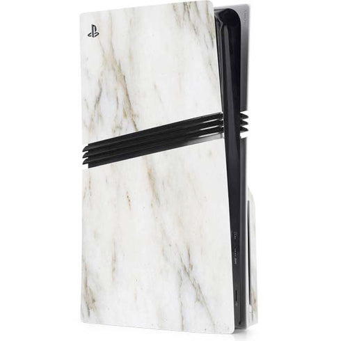 Ivory Taupe PS5 Pro Disk Console Skin