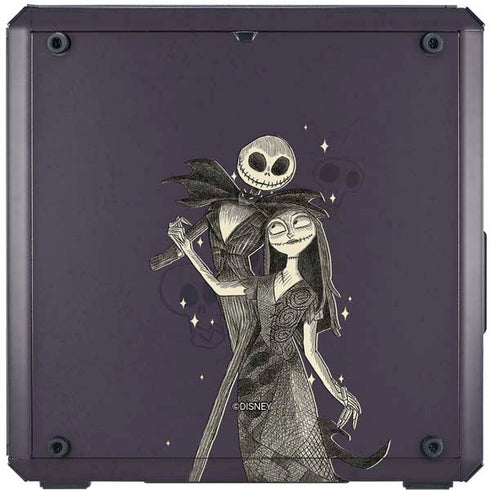Disney The Nightmare Before Christmas Jack and Sally Art Cooler Master MasterBox Q300L Mini Tower Skin