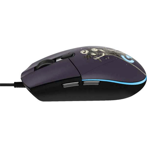 Disney The Nightmare Before Christmas Jack and Sally Art G203 Prodigy RGB Wired Gaming Mouse Skin