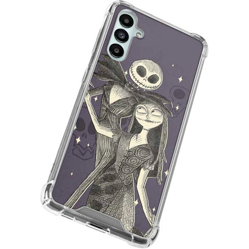 Disney The Nightmare Before Christmas Jack and Sally Art Gabb Phone 4 Clear Case
