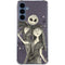 Disney The Nightmare Before Christmas Jack and Sally Art Galaxy A35 5G Clear Case