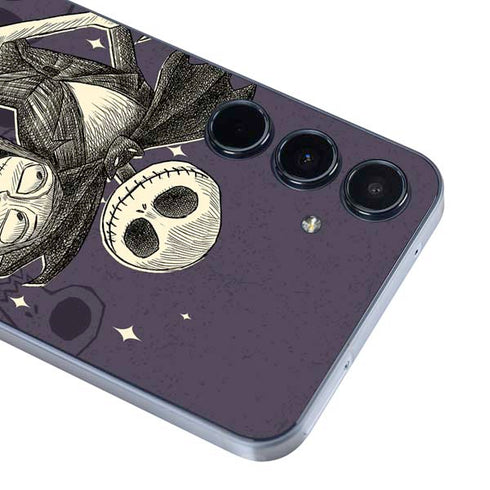 Disney The Nightmare Before Christmas Jack and Sally Art Galaxy A35 5G Skin