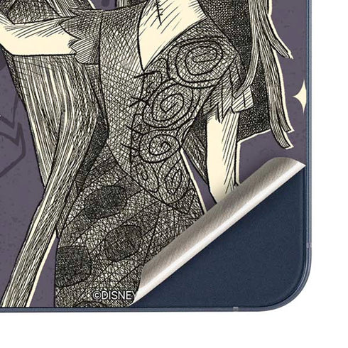 Disney The Nightmare Before Christmas Jack and Sally Art Galaxy A35 5G Skin