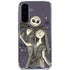 Disney The Nightmare Before Christmas Jack and Sally Art Galaxy A36 5G Clear Case