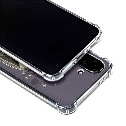 Disney The Nightmare Before Christmas Jack and Sally Art Galaxy A36 5G Clear Case