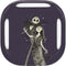 Disney The Nightmare Before Christmas Jack and Sally Art Galaxy Buds Live Skin