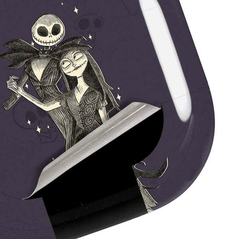 Disney The Nightmare Before Christmas Jack and Sally Art Galaxy Buds Live Skin