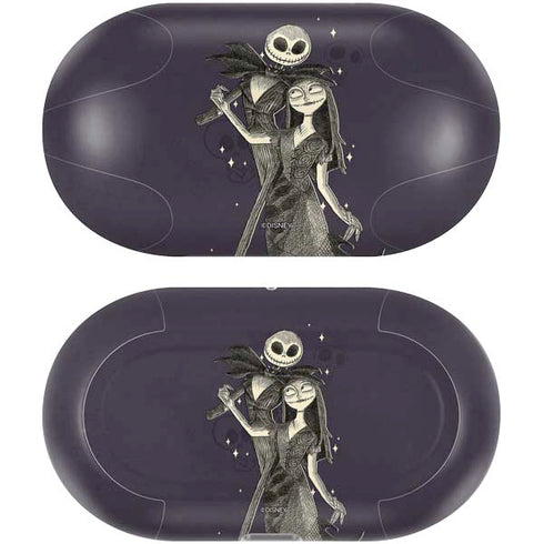 Disney The Nightmare Before Christmas Jack and Sally Art Galaxy Buds Plus Skin