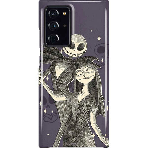 Disney The Nightmare Before Christmas Jack and Sally Art Galaxy Cases