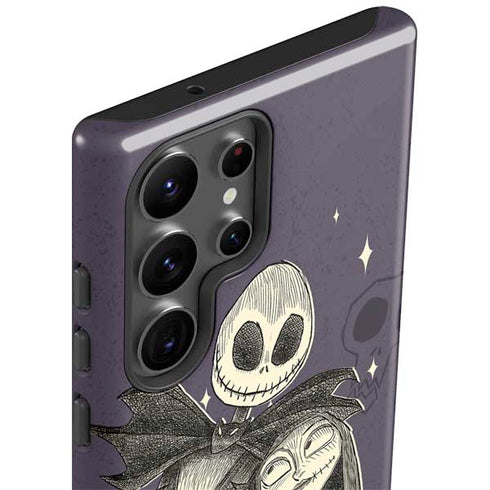 Disney The Nightmare Before Christmas Jack and Sally Art Galaxy S23 Ultra Pro Case