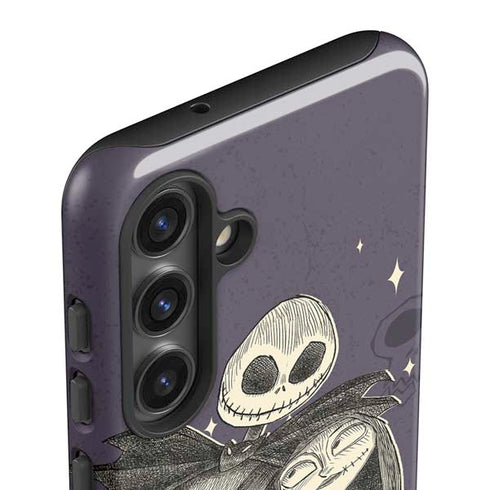 Disney The Nightmare Before Christmas Jack and Sally Art Galaxy S25 Impact Case