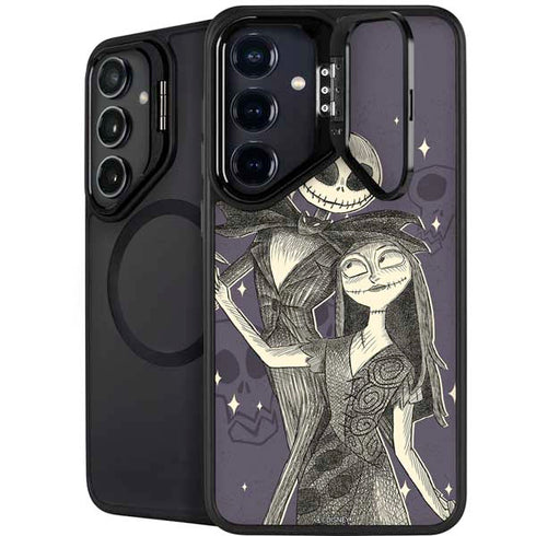 Disney The Nightmare Before Christmas Jack and Sally Art Galaxy S25 Kickstand Case