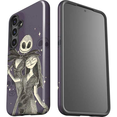 Disney The Nightmare Before Christmas Jack and Sally Art Galaxy S25 Plus Impact Case