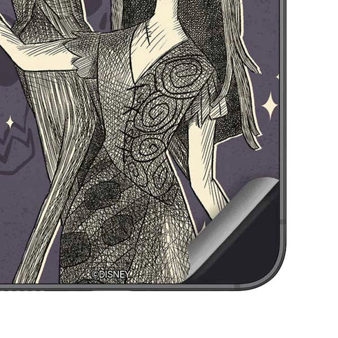 Disney The Nightmare Before Christmas Jack and Sally Art Galaxy S25 Plus Skin