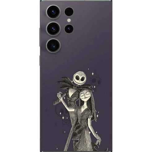Disney The Nightmare Before Christmas Jack and Sally Art Galaxy S24 Ultra Skin