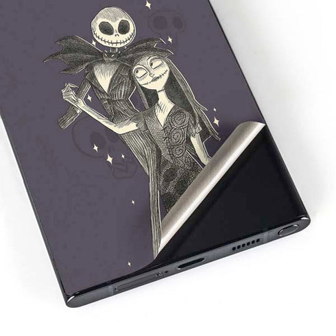 Disney The Nightmare Before Christmas Jack and Sally Art Galaxy S25 Ultra Skin