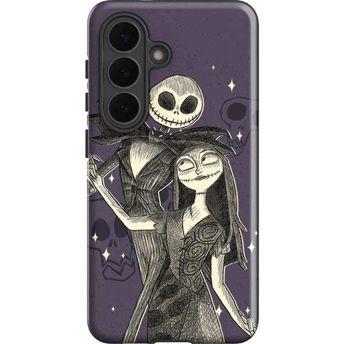 Disney The Nightmare Before Christmas Jack and Sally Art Galaxy S26 Impact Case