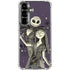 Disney The Nightmare Before Christmas Jack and Sally Art Galaxy S26 Plus Clear Case