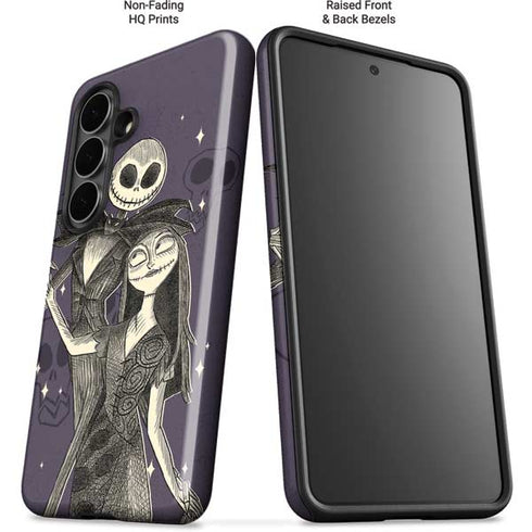 Disney The Nightmare Before Christmas Jack and Sally Art Galaxy S26 Plus Impact Case