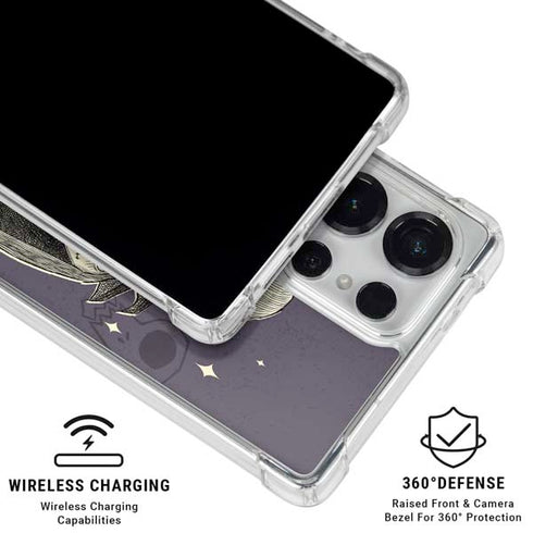 Disney The Nightmare Before Christmas Jack and Sally Art Galaxy S26 Ultra Clear Case