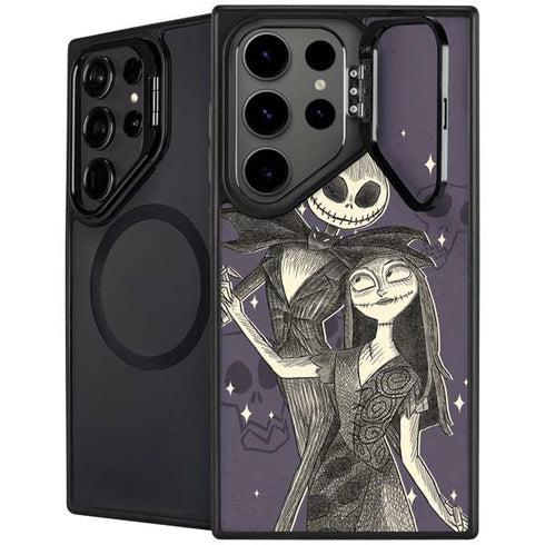 Disney The Nightmare Before Christmas Jack and Sally Art Galaxy S26 Ultra Kickstand Case