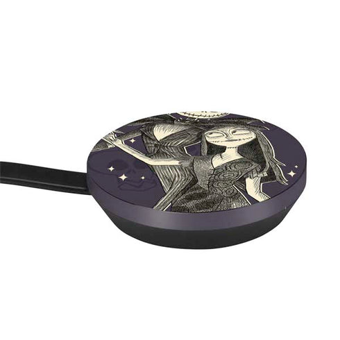 Disney The Nightmare Before Christmas Jack and Sally Art Google Stadia Controller Skin