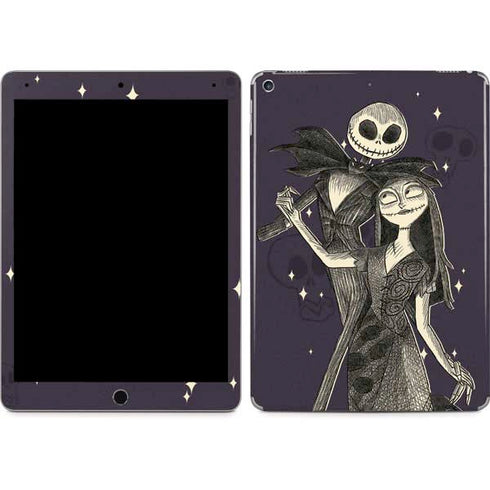 Disney The Nightmare Before Christmas Jack and Sally Art iPad Skins