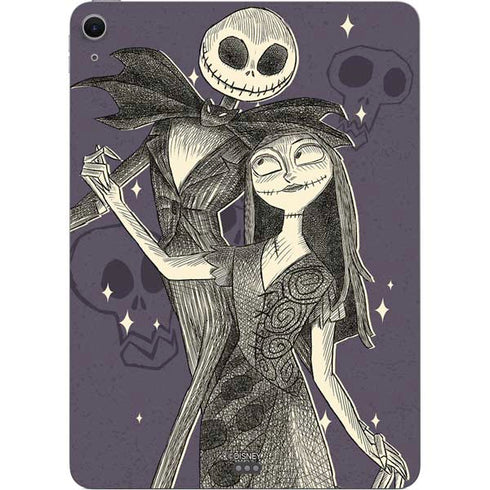 Disney The Nightmare Before Christmas Jack and Sally Art Apple iPad Air Skin