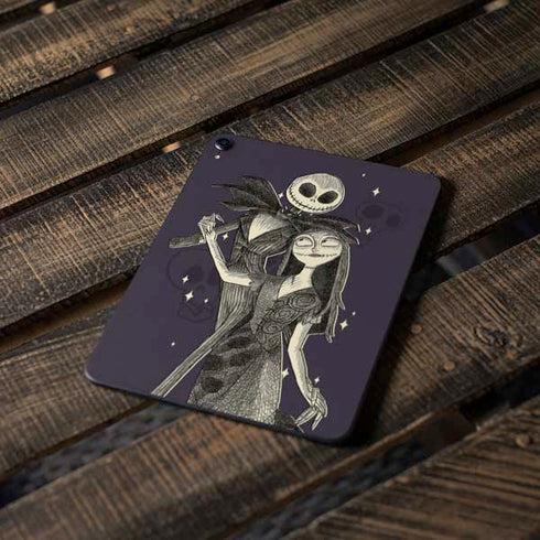 Disney The Nightmare Before Christmas Jack and Sally Art Apple iPad Pro Skin