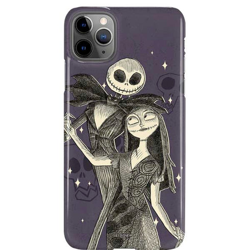 Disney The Nightmare Before Christmas Jack and Sally Art iPhone Cases