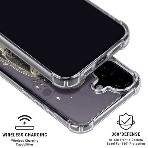 Disney The Nightmare Before Christmas Jack and Sally Art iPhone 16 MagSafe Case