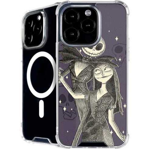 Disney The Nightmare Before Christmas Jack and Sally Art iPhone 16 Pro Max MagSafe Case