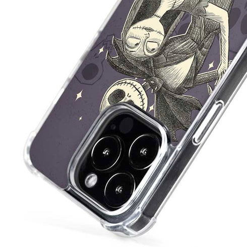 Disney The Nightmare Before Christmas Jack and Sally Art iPhone 16 Pro Max MagSafe Case