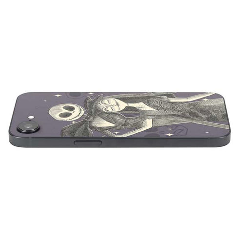 Disney The Nightmare Before Christmas Jack and Sally Art iPhone 16e Skin