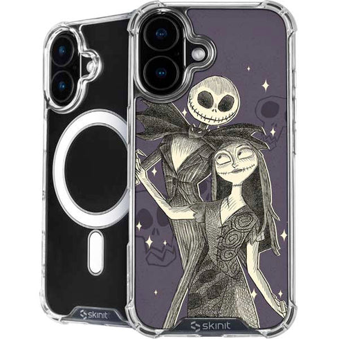 Disney The Nightmare Before Christmas Jack and Sally Art iPhone 17 MagSafe Case