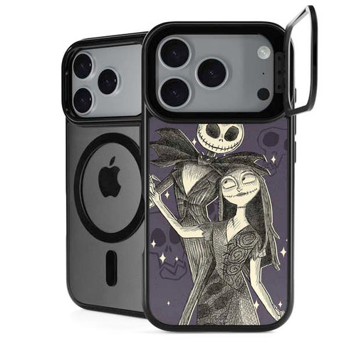 Disney The Nightmare Before Christmas Jack and Sally Art iPhone 18 Pro Kickstand Case