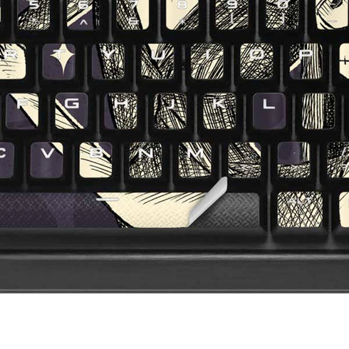 Disney The Nightmare Before Christmas Jack and Sally Art K95 RGB PLATINUM Mechanical Gaming Keyboard Skin